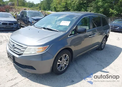 2012 Honda Odyssey Ex-L из США, поврежденный, VIN 5FNRL5H61CB062940